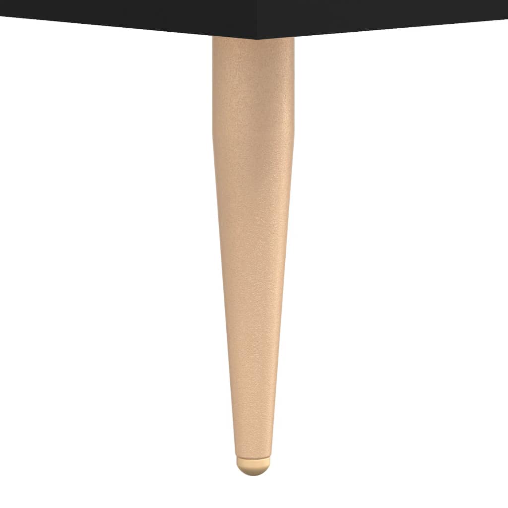 Tables basses 2 pcs noir 50x50x40 cm bois d'ingénierie - XIOS