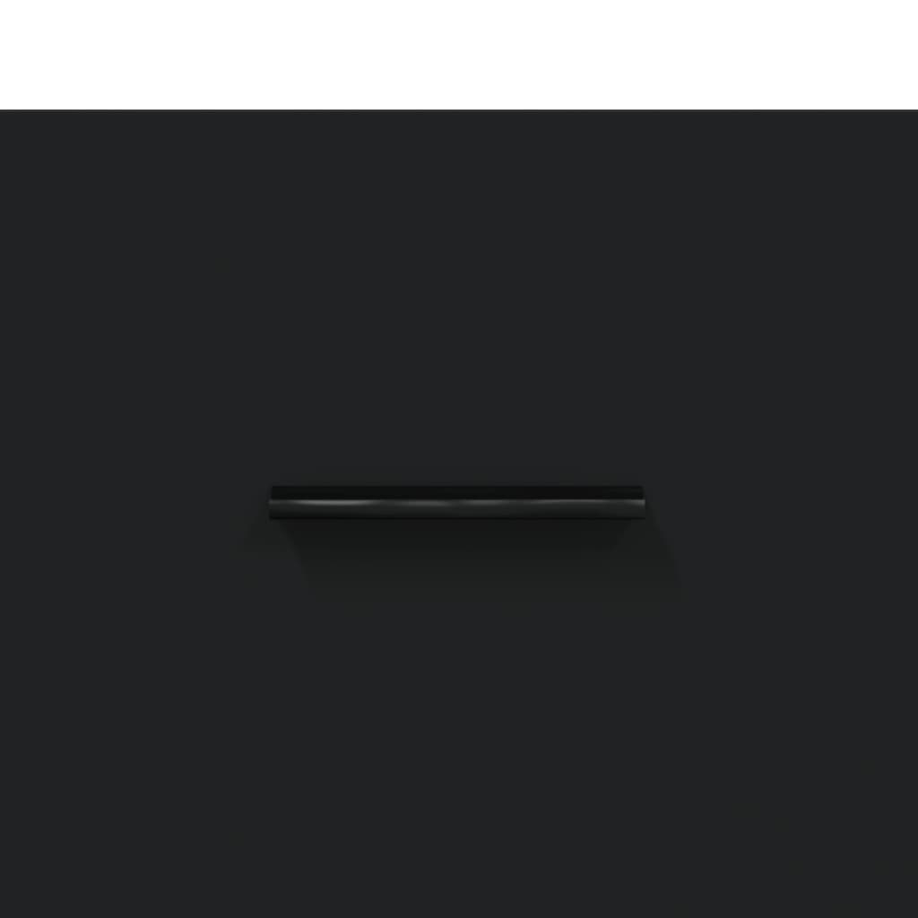 Tables basses 2 pcs noir 50x50x40 cm bois d'ingénierie - XIOS