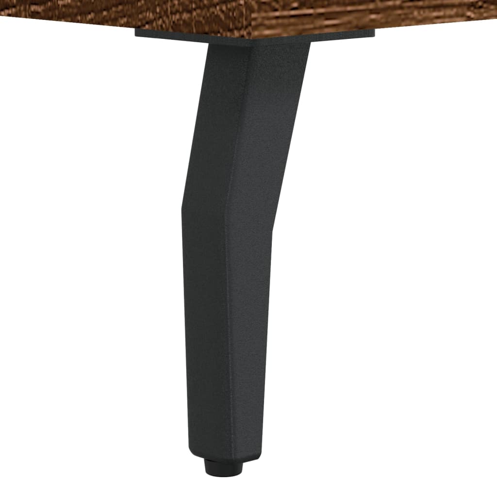 Table basse Chêne marron 50x50x40 cm Bois d'ingénierie - XIOS