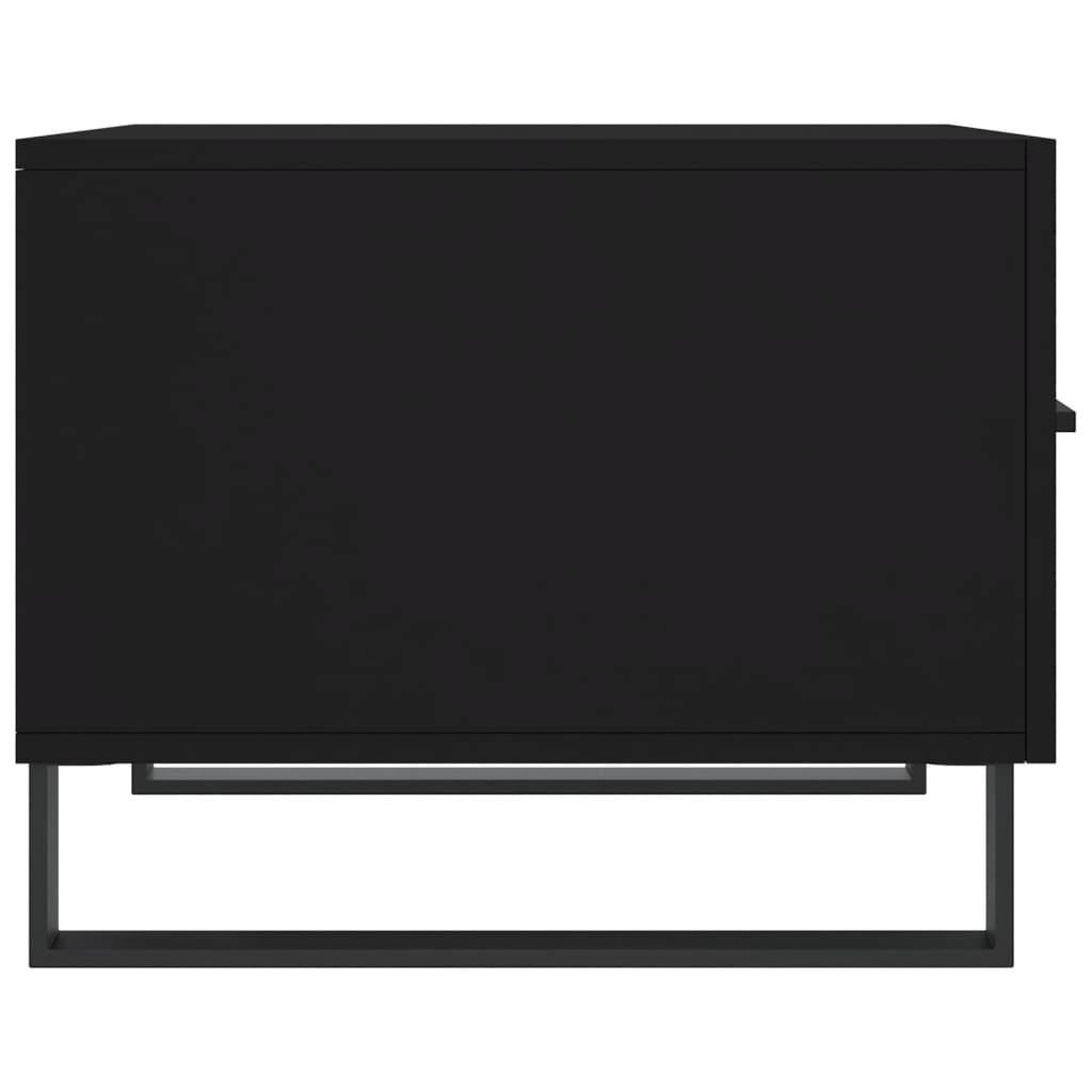 Tables basses 2 pcs noir 50x50x40 cm bois d'ingénierie - XIOS