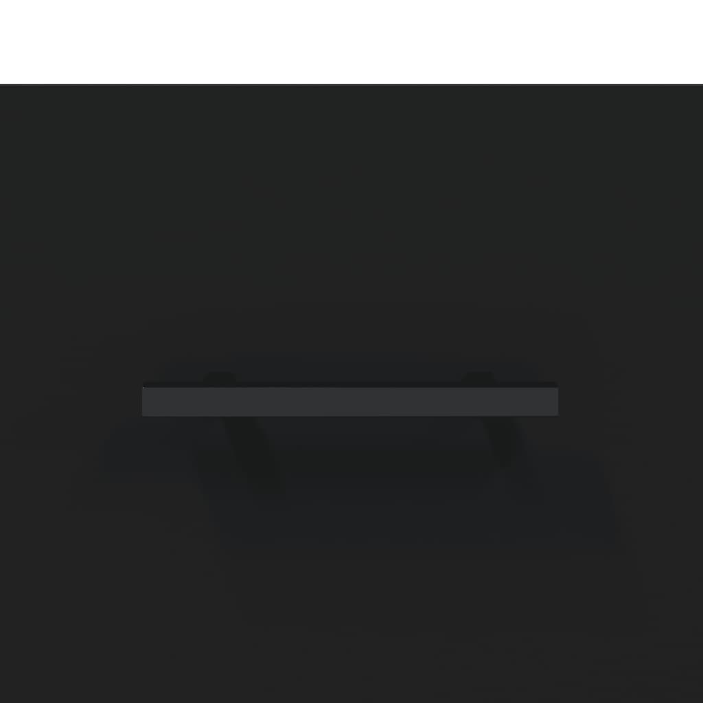 Tables basses 2 pcs noir 50x50x40 cm bois d'ingénierie - XIOS