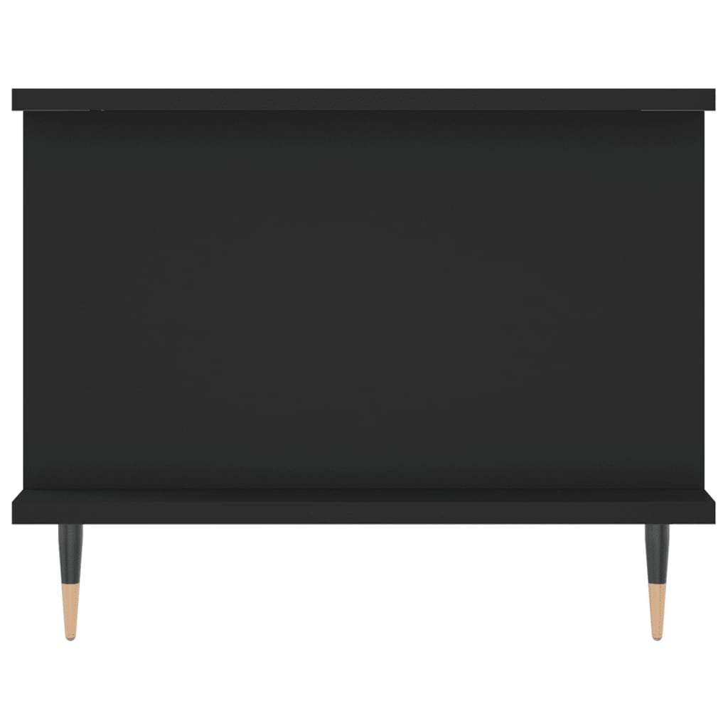 Table basse noir 90x50x40 cm bois d'ingénierie - XIOS