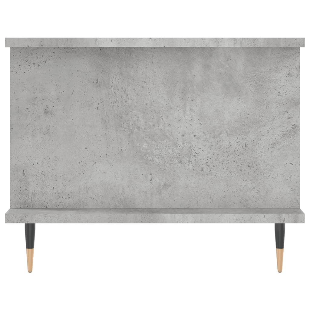 Table basse gris béton 90x50x40 cm bois d'ingénierie - XIOS