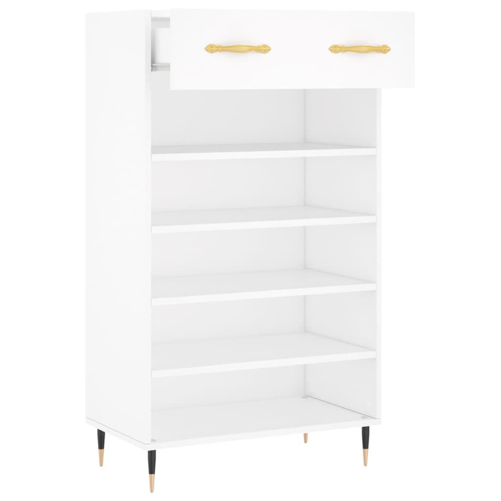 Armoire à chaussures blanc 60x35x105 cm bois d'ingénierie - XIOS