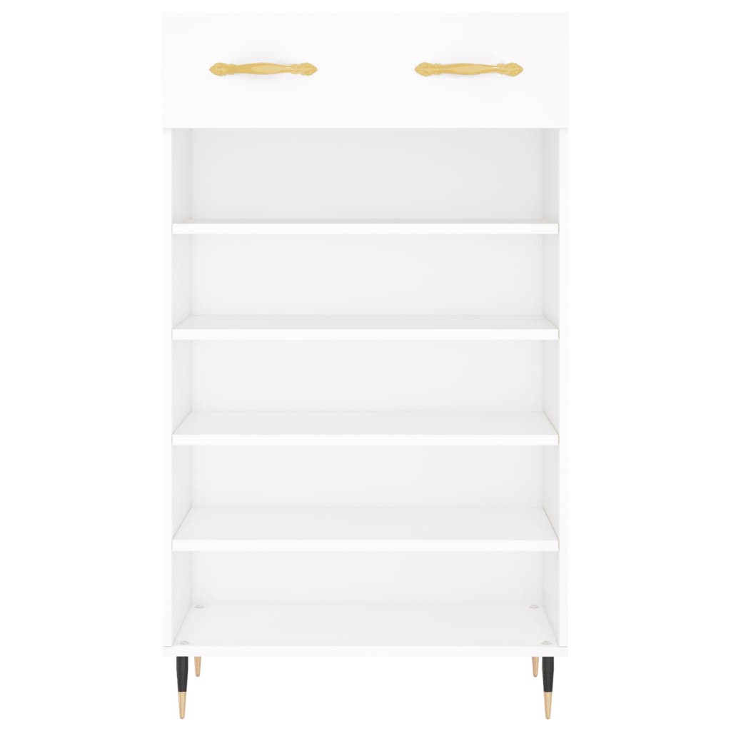 Armoire à chaussures blanc 60x35x105 cm bois d'ingénierie - XIOS