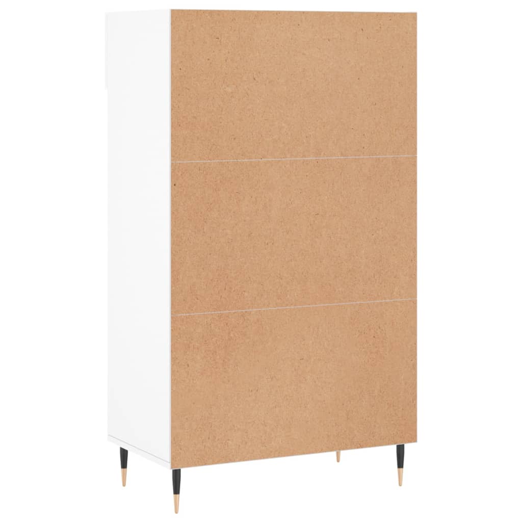 Armoire à chaussures blanc 60x35x105 cm bois d'ingénierie - XIOS