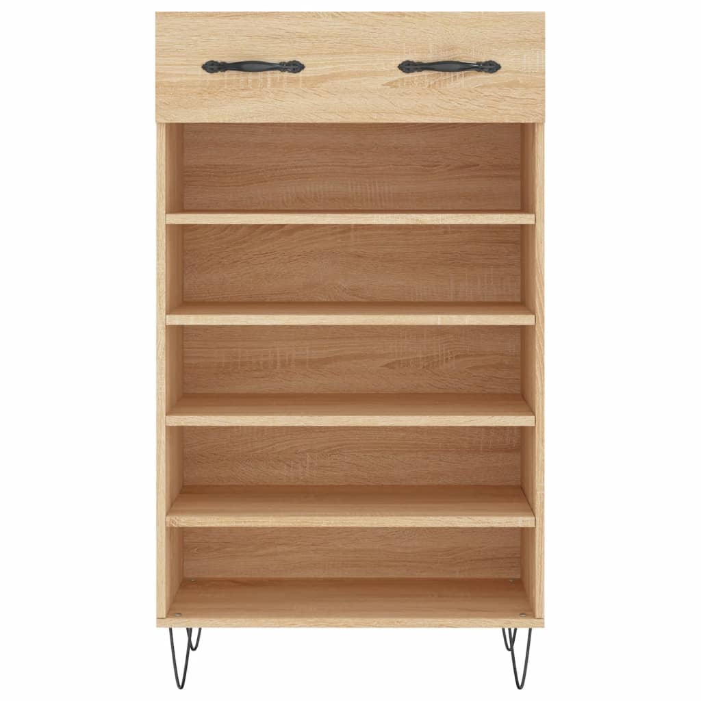 Armoire à chaussures chêne sonoma 60x35x105cm bois d'ingénierie - XIOS