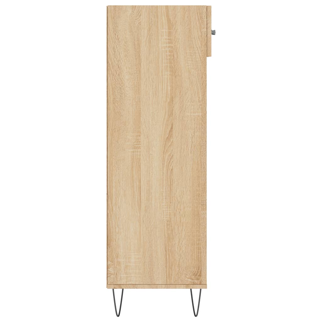 Armoire à chaussures chêne sonoma 60x35x105cm bois d'ingénierie - XIOS