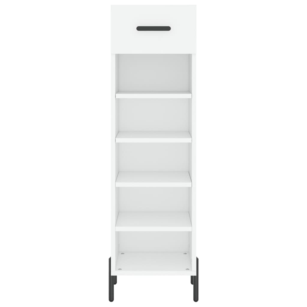 Armoire à chaussures blanc 30x35x105 cm bois d'ingénierie - XIOS