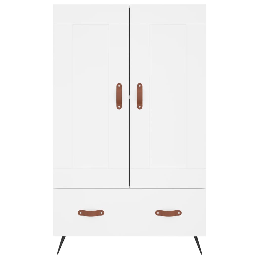 Buffet haut blanc 69,5x31x115 cm bois d'ingénierie - XIOS