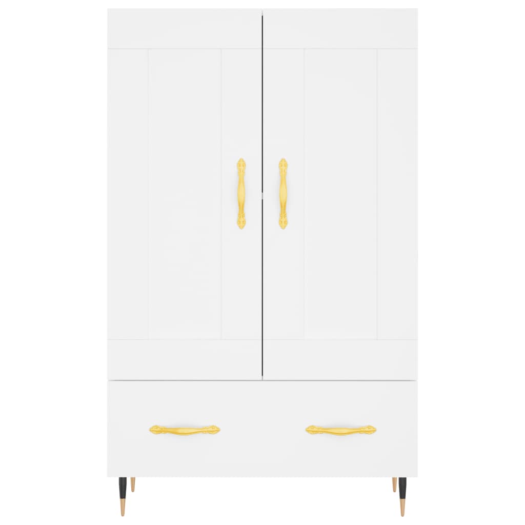 Buffet haut blanc 69,5x31x115 cm bois d'ingénierie - XIOS