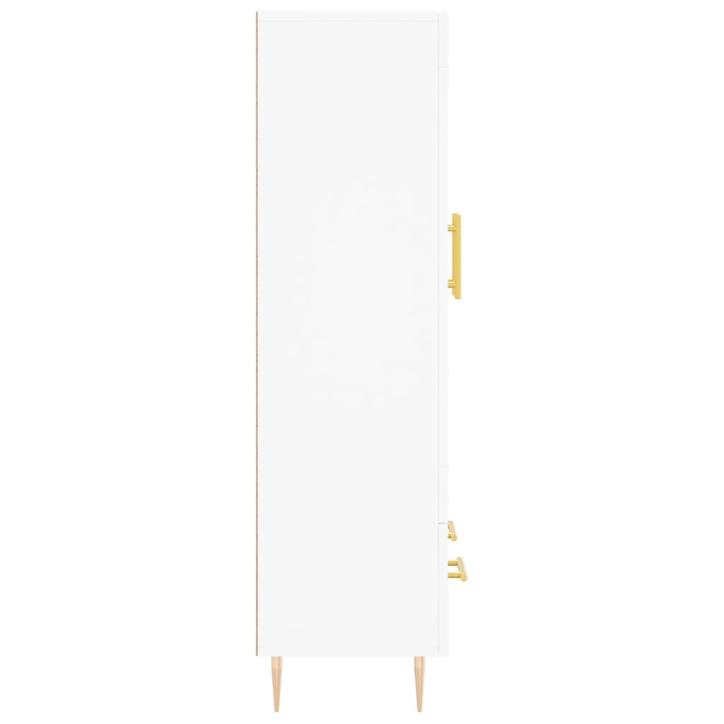 Buffet haut blanc 69,5x31x115 cm bois d'ingénierie - XIOS