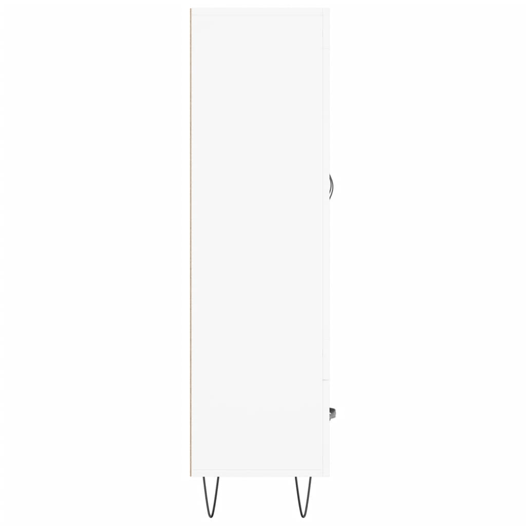 Buffet haut blanc 69,5x31x115 cm bois d'ingénierie - XIOS