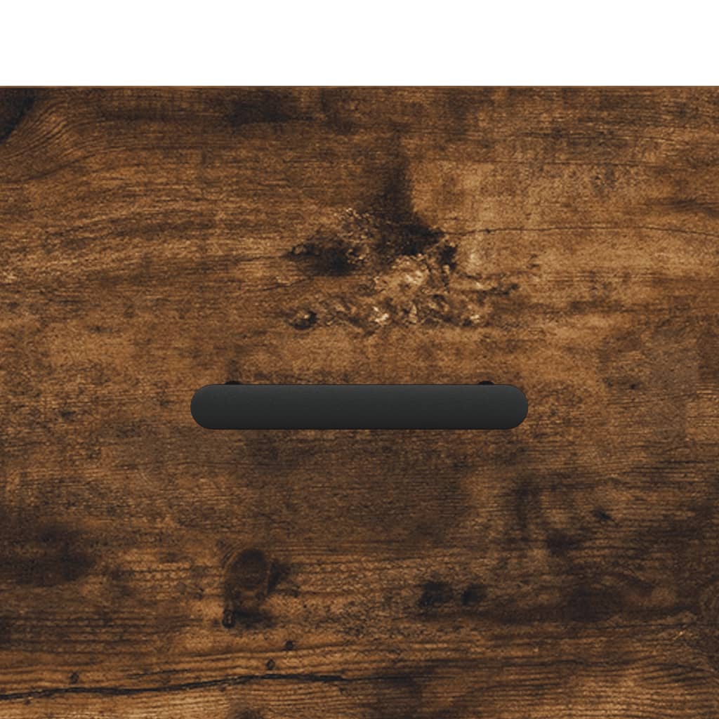 Buffet haut chêne fumé 69,5x31x115 cm bois d'ingénierie - XIOS