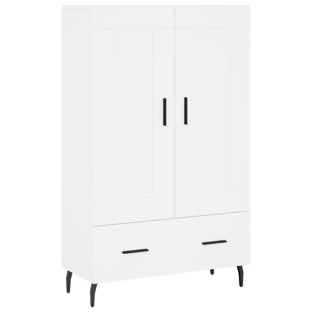 Buffet haut blanc 69,5x31x115 cm bois d'ingénierie - XIOS