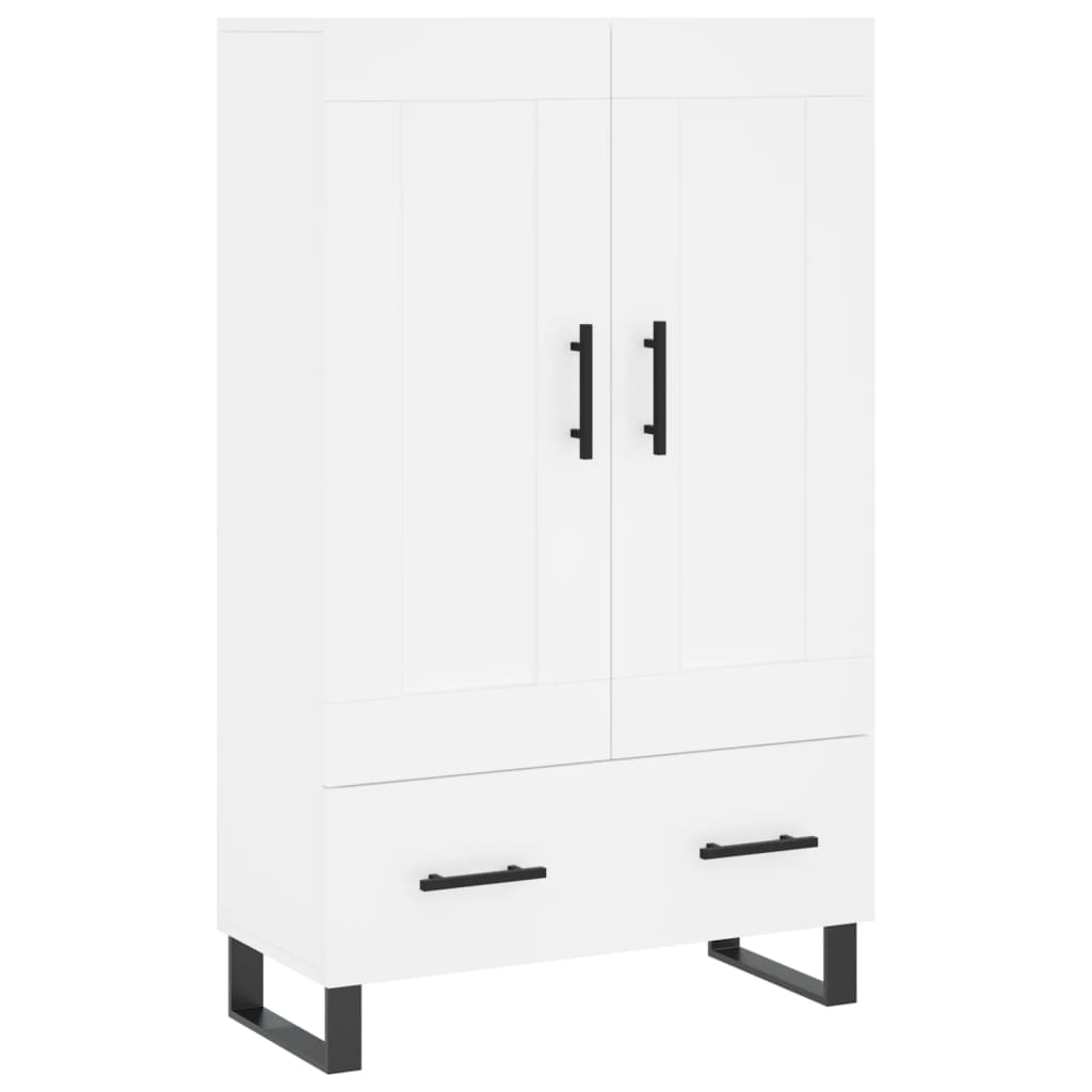 Buffet haut blanc 69,5x31x115 cm bois d'ingénierie - XIOS