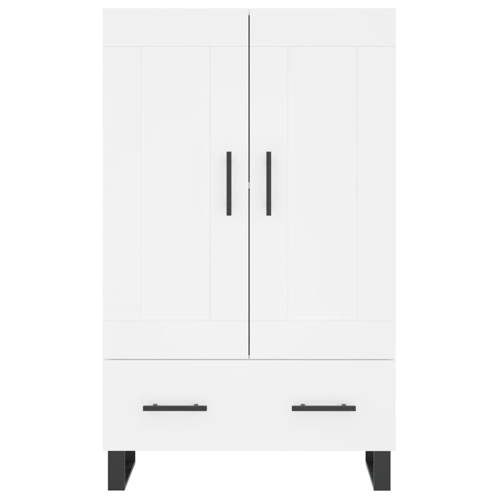 Buffet haut blanc 69,5x31x115 cm bois d'ingénierie - XIOS
