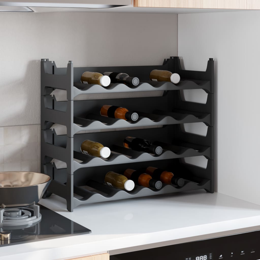 Casier à vin pour 24 bouteilles PP empilable - XIOS