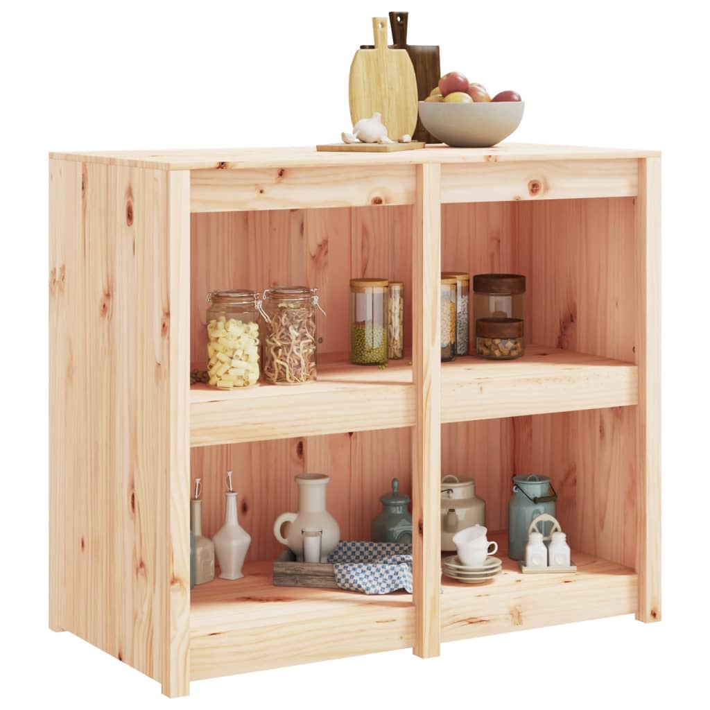 Armoire de cuisine d'extérieur MEPPEL 106x55x92 cm bois de pin massif - XIOS