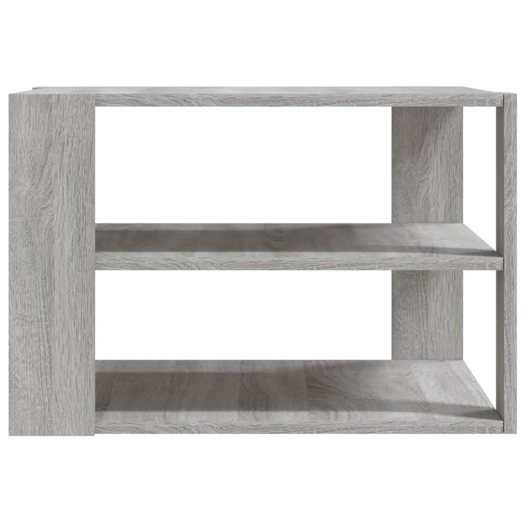 Table basse sonoma gris 59,5x59,5x40 cm bois d'ingénierie - XIOS