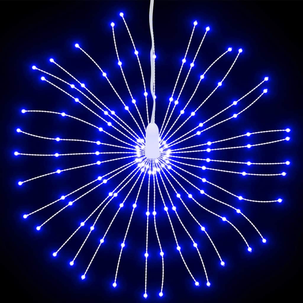 Étoile rayonnante de Noël 140 LED 4 pcs bleu 17 cm - XIOS