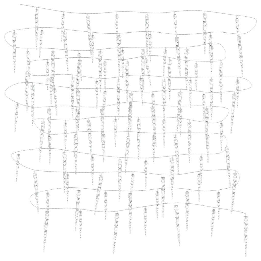 Guirlande lumineuse de Noël 100 LED Blanc chaud 10 m Acrylique PVC - XIOS