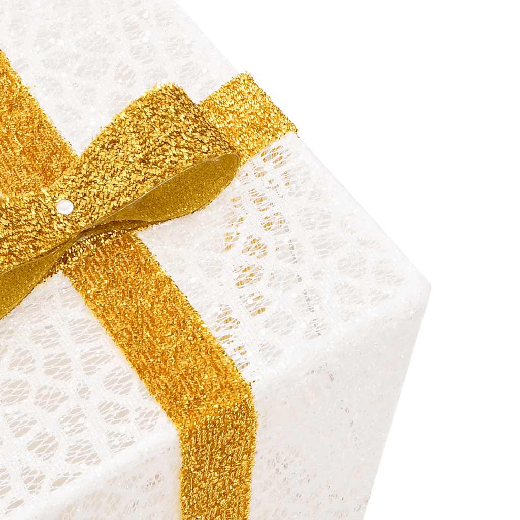 Boîtes de Noël lumineuses 3 pcs 64 LED blanc chaud - XIOS