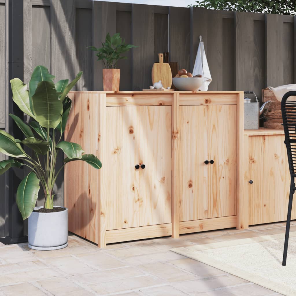 Armoire de cuisine d'extérieur MEPPEL bois de pin massif - XIOS