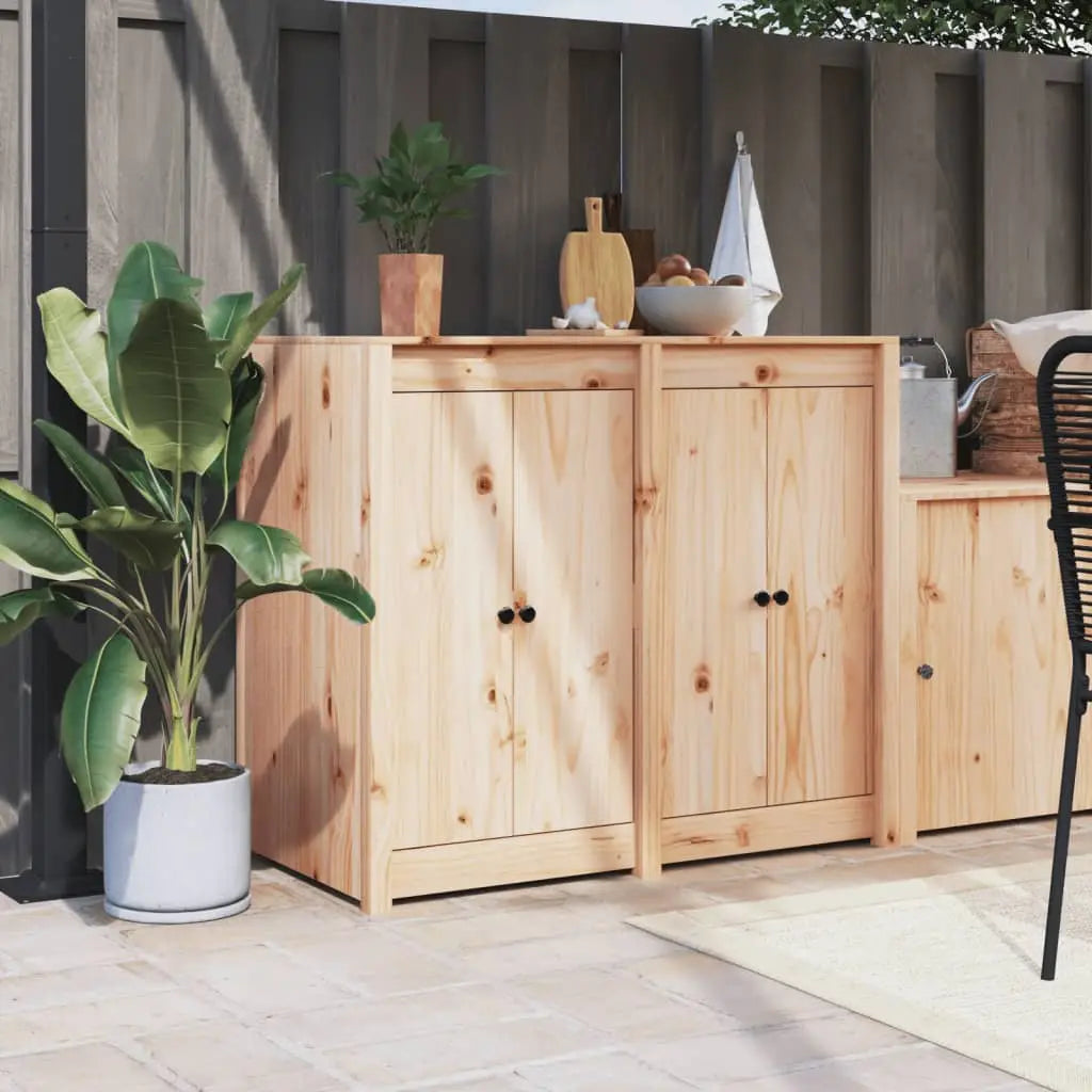 Armoire de cuisine d’extérieur MEPPEL bois de pin massif - XIOS