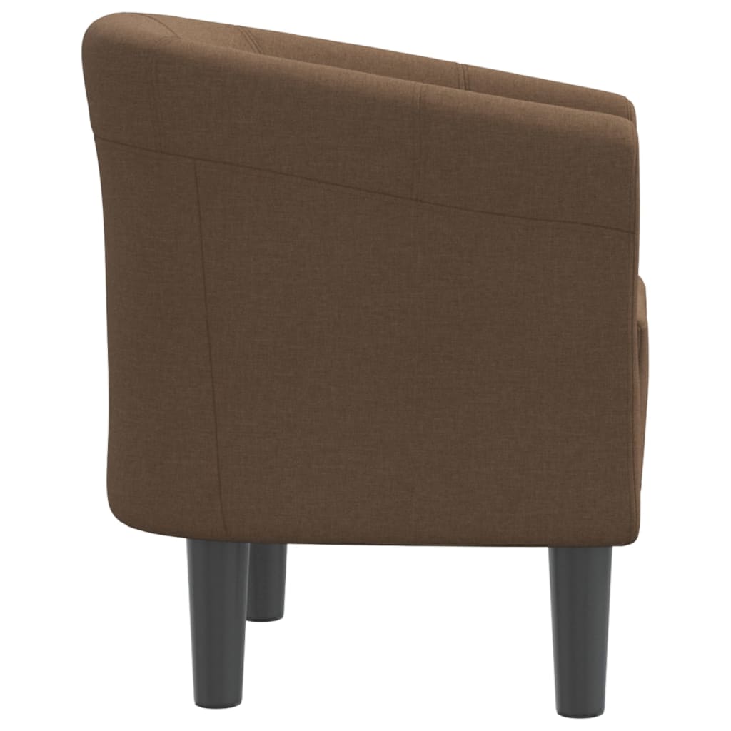 Chaise cabriolet marron tissu - XIOS