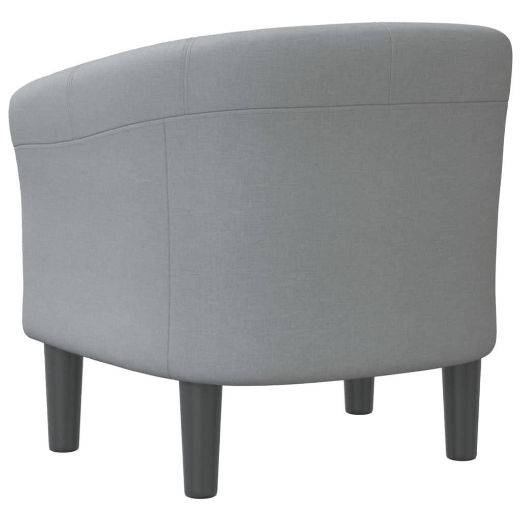 Fauteuil cabriolet gris clair tissu - XIOS