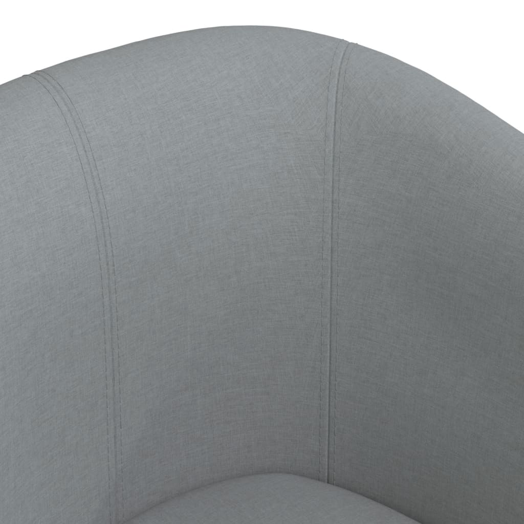 Fauteuil cabriolet gris clair tissu - XIOS