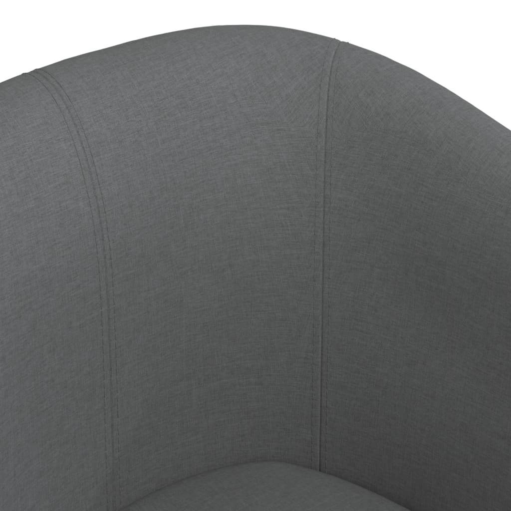 Chaise cabriolet gris foncé tissu - XIOS