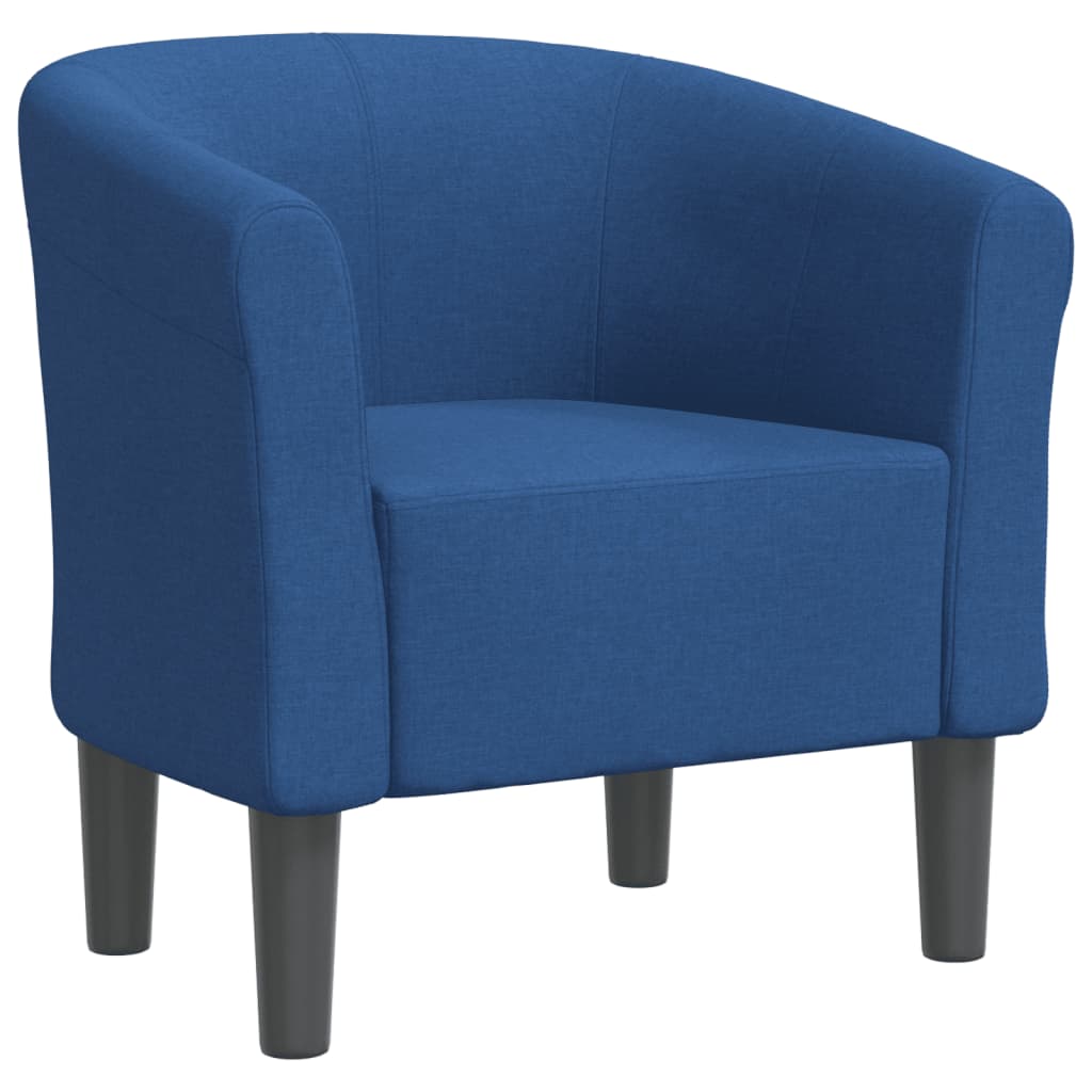 Fauteuil cabriolet bleu tissu - XIOS