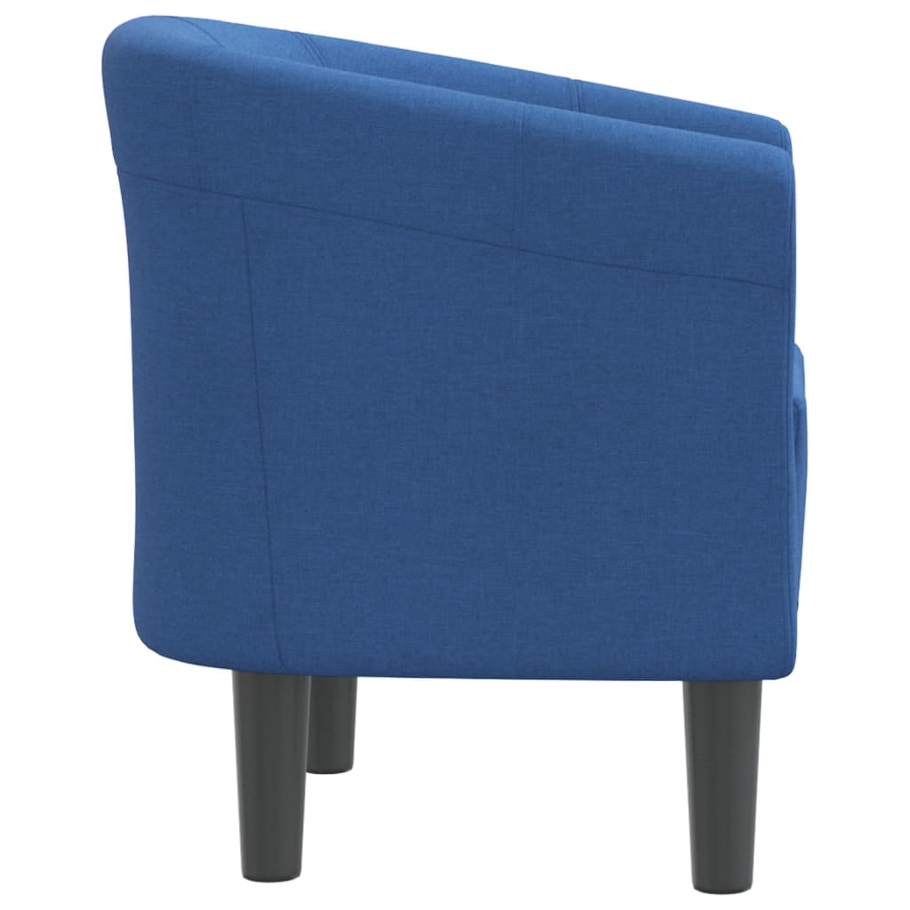 Fauteuil cabriolet bleu tissu - XIOS