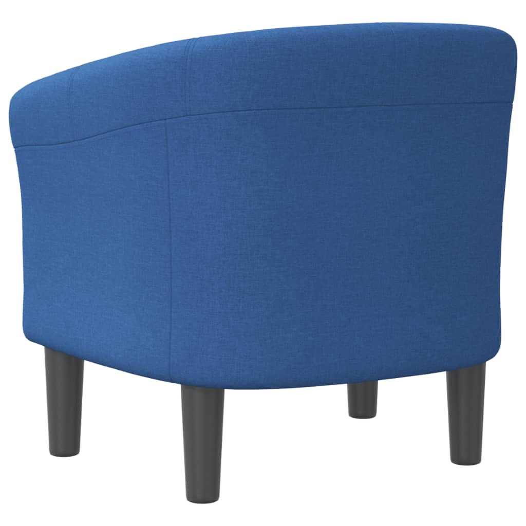 Fauteuil cabriolet bleu tissu - XIOS