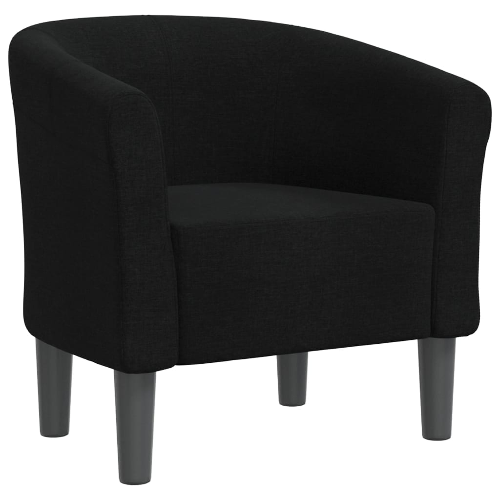 Fauteuil cabriolet noir tissu - XIOS