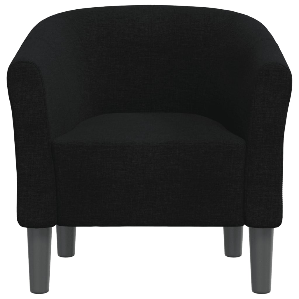 Fauteuil cabriolet noir tissu - XIOS