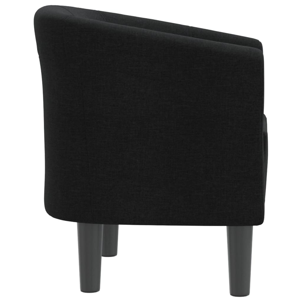Fauteuil cabriolet noir tissu - XIOS