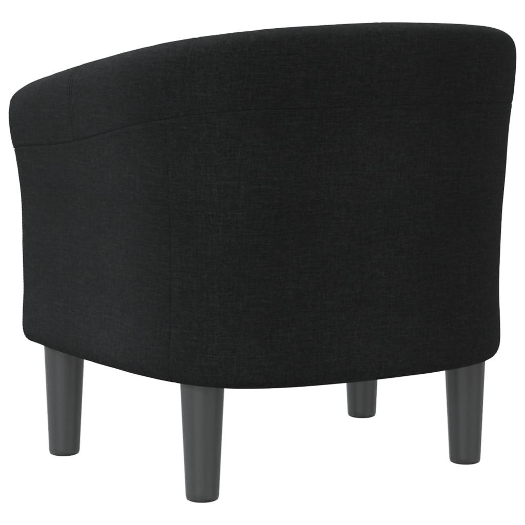 Fauteuil cabriolet noir tissu - XIOS
