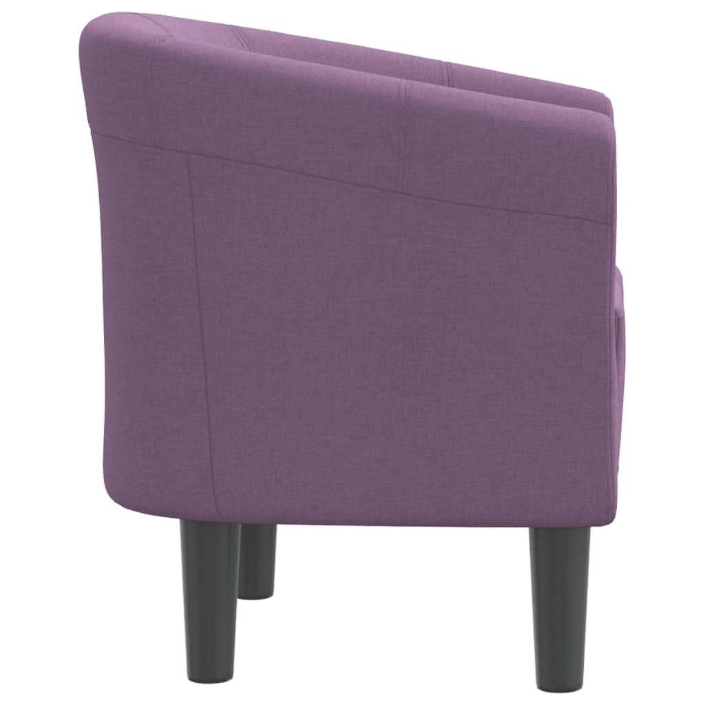 Fauteuil cabriolet violet tissu - XIOS