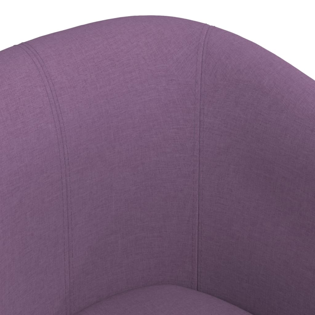 Fauteuil cabriolet violet tissu - XIOS