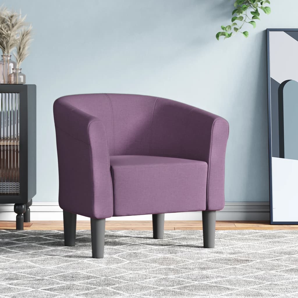 Fauteuil cabriolet violet tissu - XIOS