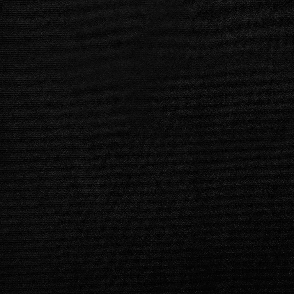 Chaise cabriolet noir velours - XIOS