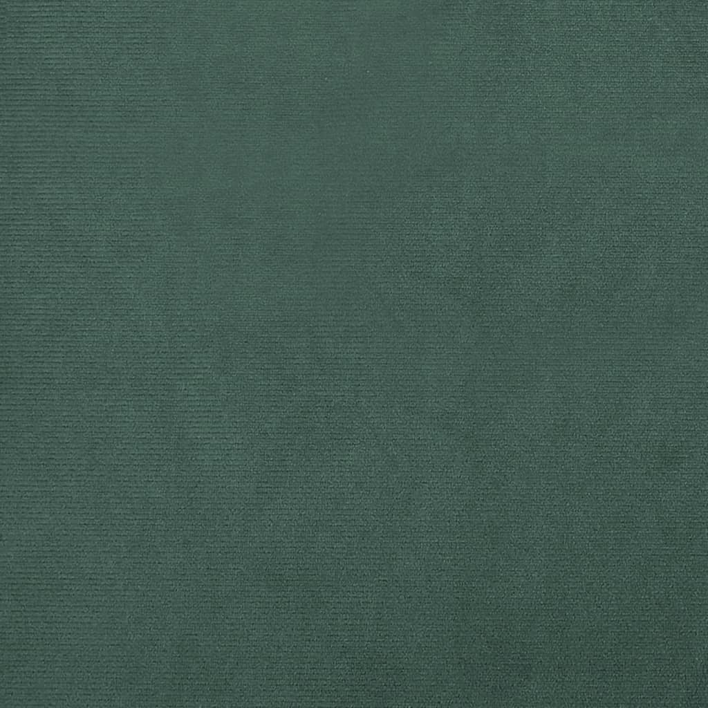 Fauteuil cabriolet vert foncé velours - XIOS