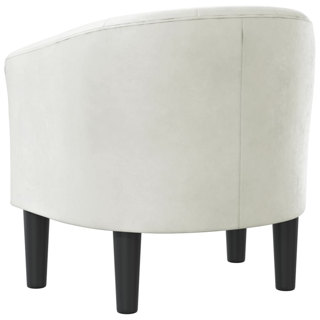 Fauteuil cabriolet blanc similicuir - XIOS