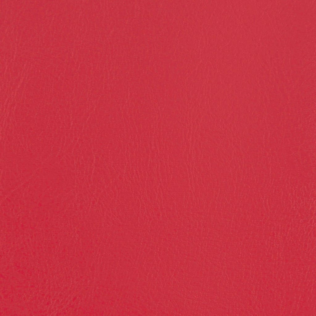 Fauteuil cabriolet rouge similicuir