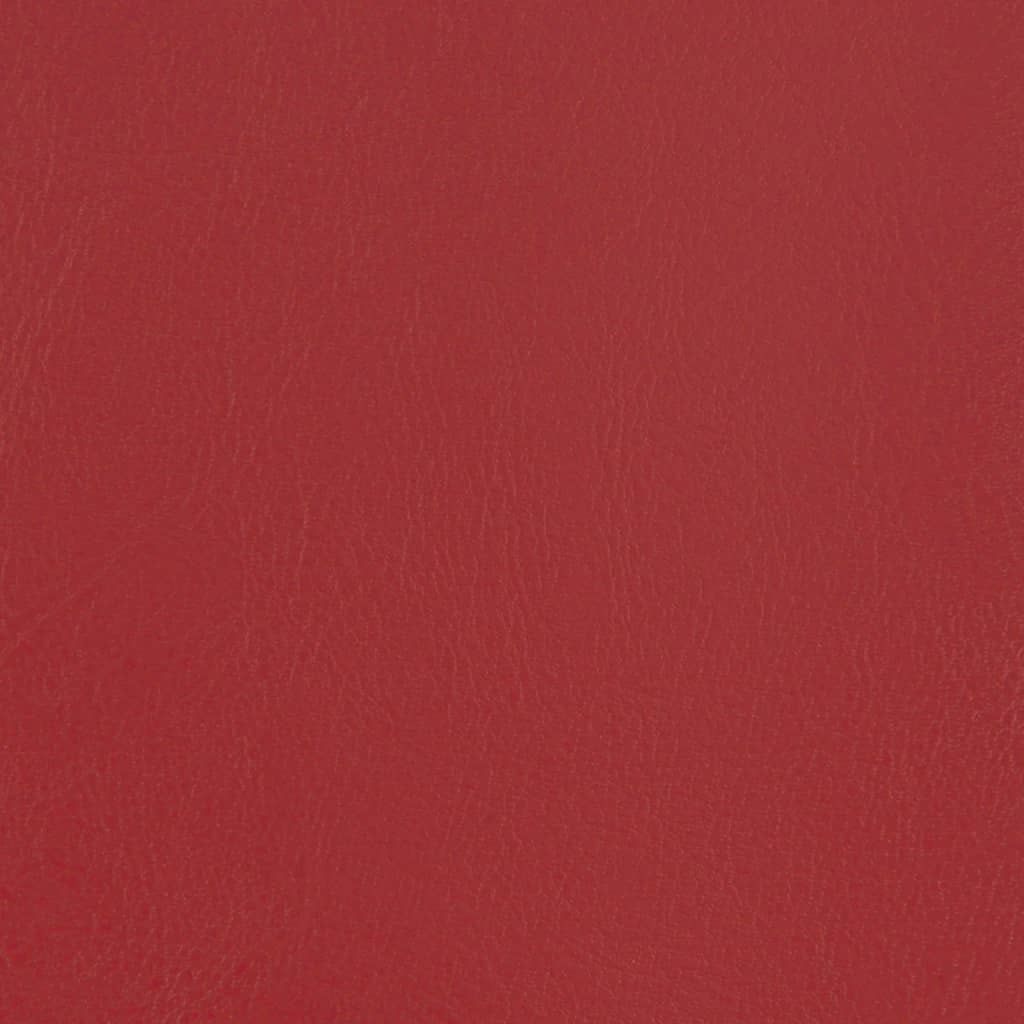 Chaise cabriolet avec repose-pied rouge bordeaux similicuir - XIOS