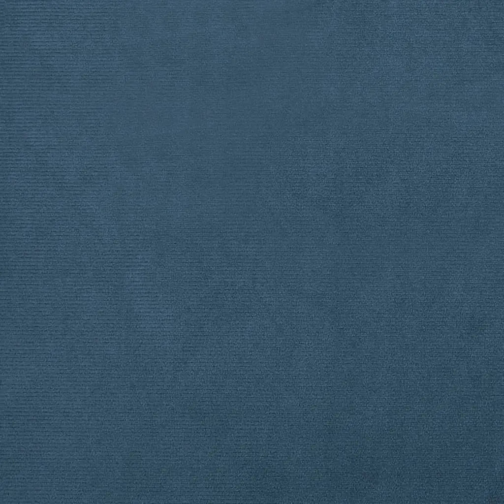 Chaise cabriolet bleu foncé velours - XIOS