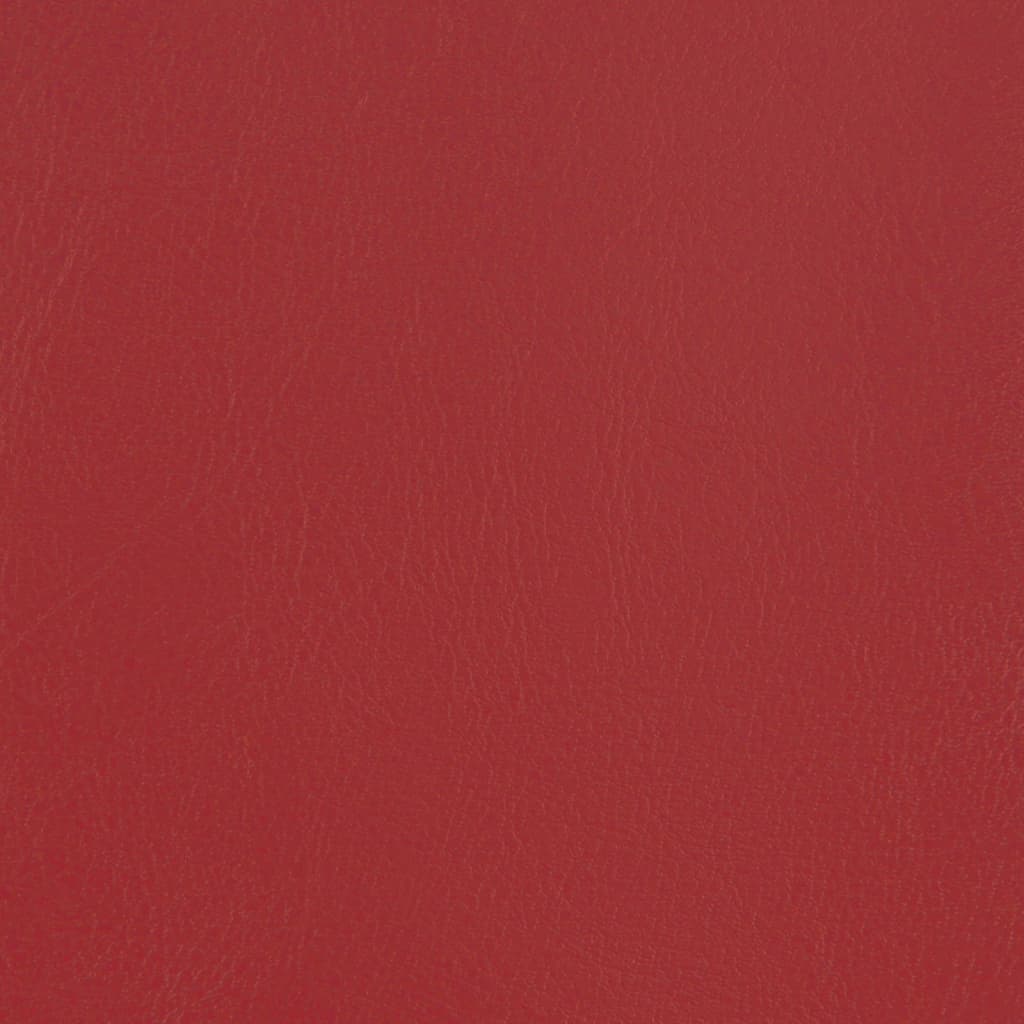 Fauteuil cabriolet rouge bordeaux similicuir - XIOS